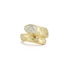 Anniversary Diamond Pear Wrap Ring