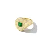 Anniversary Emerald Signet Ring