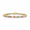 Anniversary Rainbow Tennis Bracelet