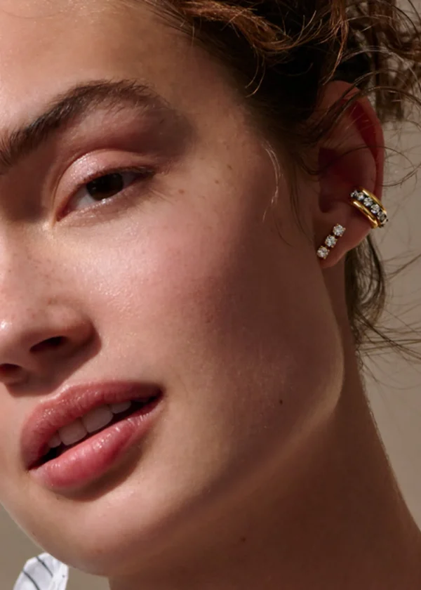 Anniversary Triple Diamond Studs