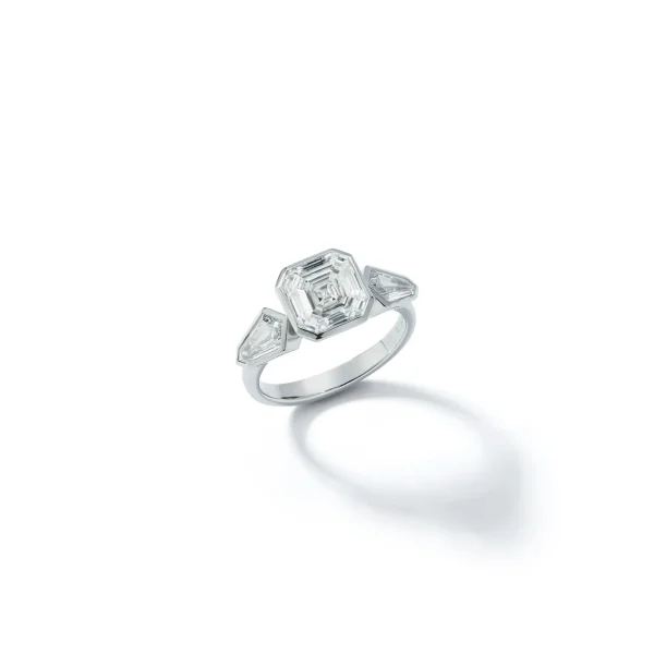 Bespoke Asscher Cut Diamond "Autumn" Ring