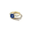 Bespoke Blue Sapphire and Diamond Autumn Ring