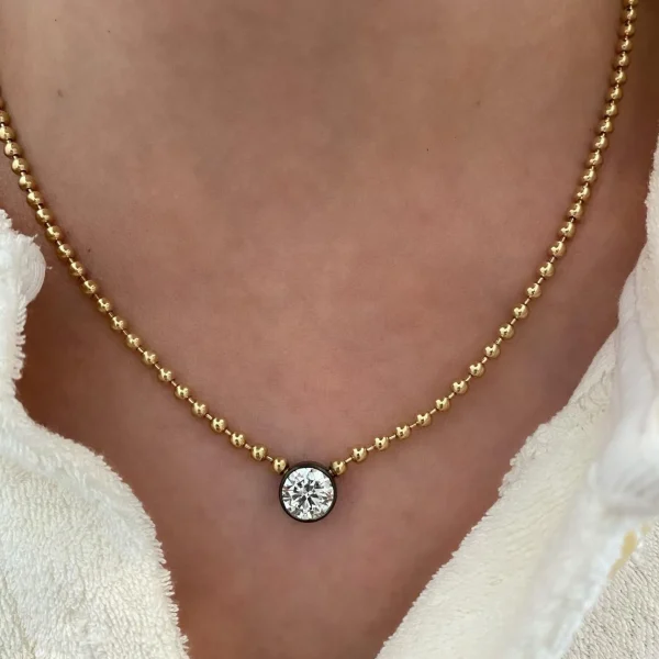 Bespoke Connexion Solitaire Necklace
