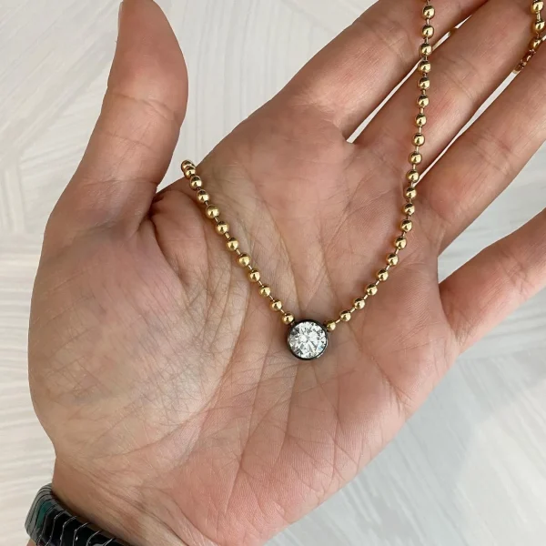 Bespoke Connexion Solitaire Necklace