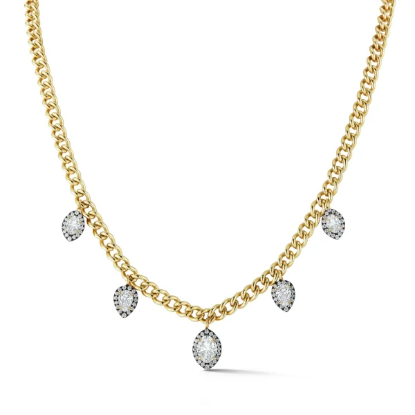 Bespoke Diamond Charm Toujours Necklace