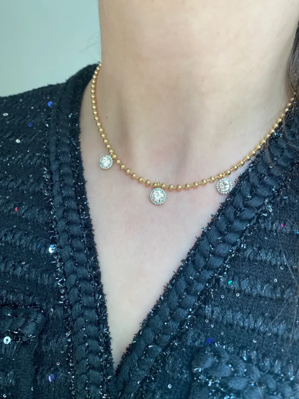 Bespoke Diamond Drop Connexion Necklace