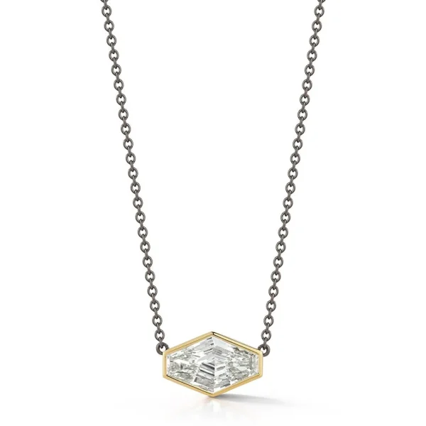 Bespoke Diamond Lozenge Necklace