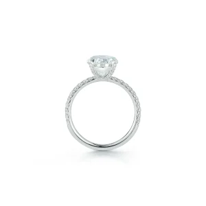 Bespoke Diamond Oval Solitaire Engagement Ring