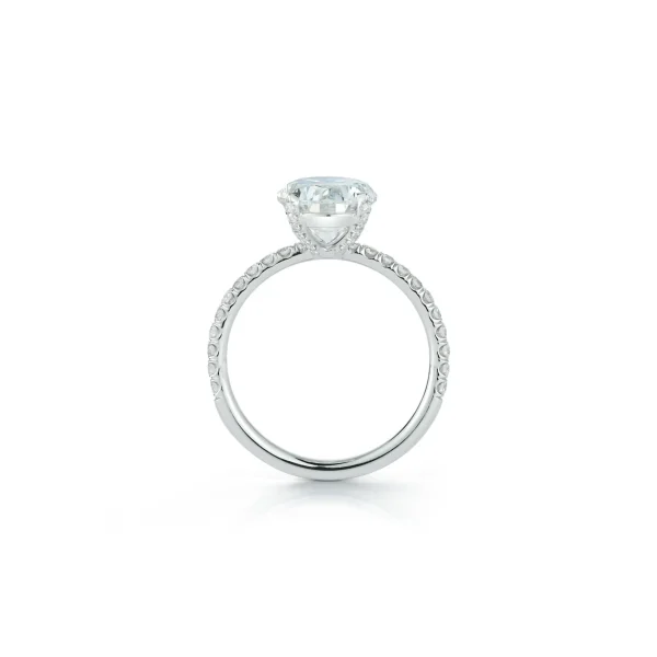 Bespoke Diamond Oval Solitaire Engagement Ring