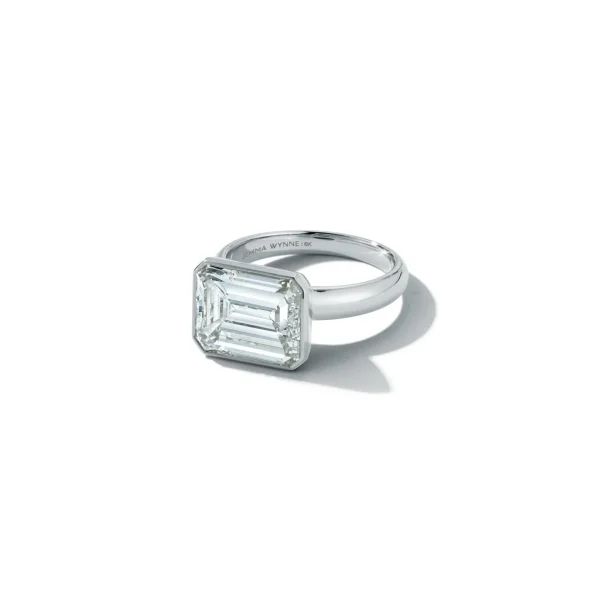 Bespoke East-West Diamond Ring