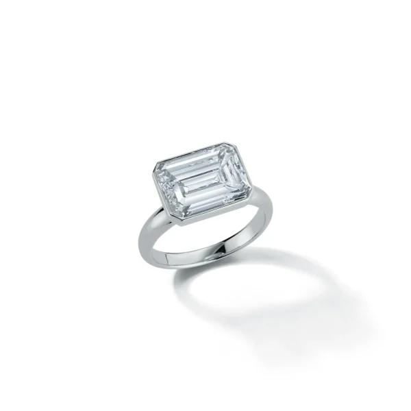 Bespoke East-West Diamond Ring