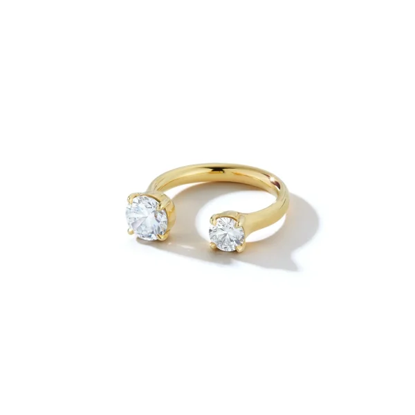 Bespoke Round Diamond Open Ring