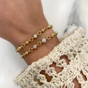 Connexion Diamond Ball Bracelet