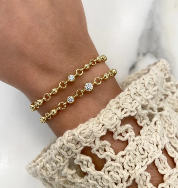 Connexion Diamond Ball Bracelet