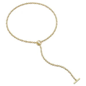 Connexion Diamond Ball Necklace with Loop and Toggle