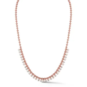 Connexion Diamond Fringe Necklace