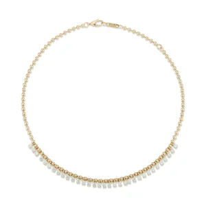 Connexion Diamond Fringe Necklace