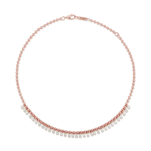 Connexion Diamond Fringe Necklace