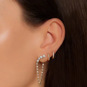 Connexion Diamond Loop Earrings