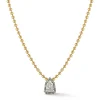 Connexion Diamond necklace with pave frame