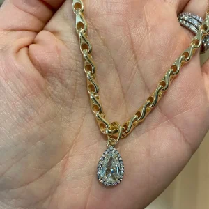 Connexion Diamond Pear Charm