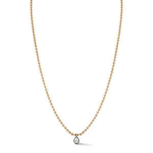 Connexion Diamond Pear Solitaire Necklace