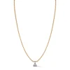 Connexion Diamond Solitaire Trillion Necklace