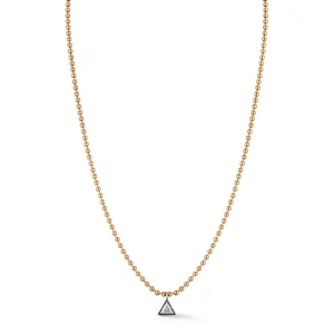 Connexion Diamond Solitaire Trillion Necklace