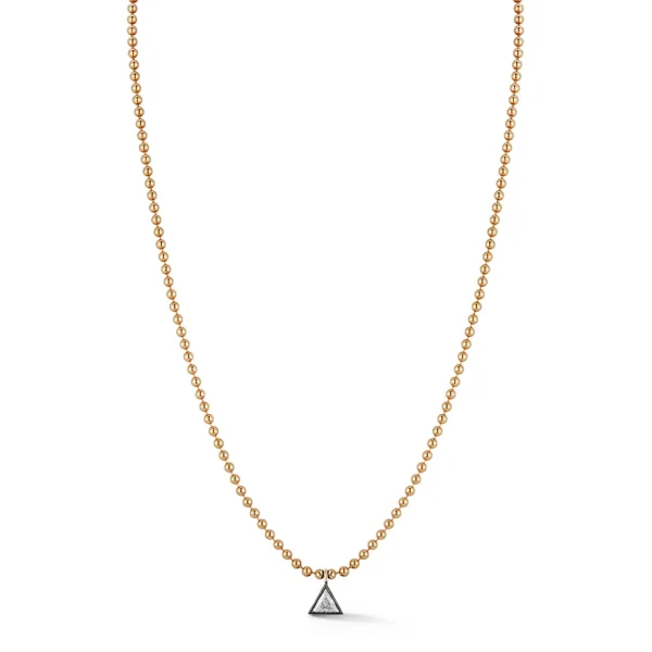 Connexion Diamond Solitaire Trillion Necklace