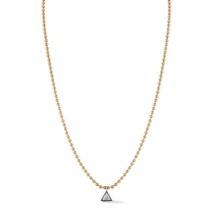 Connexion Diamond Solitaire Trillion Necklace