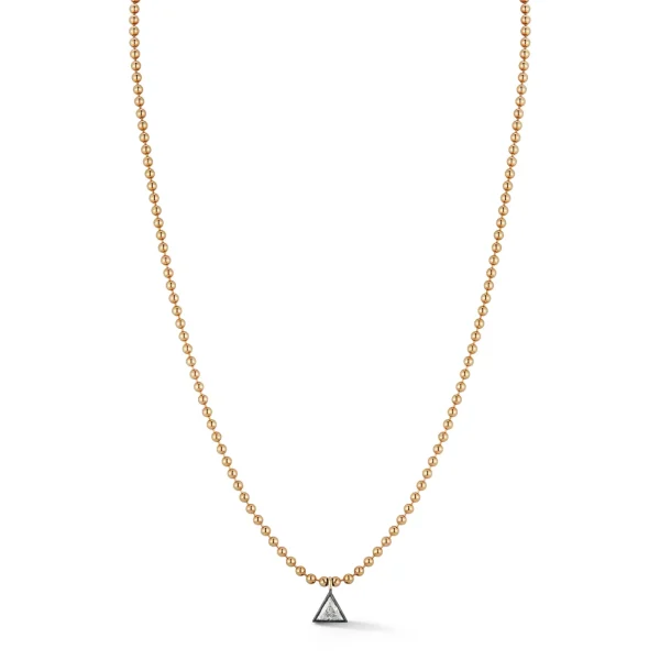 Connexion Diamond Solitaire Trillion Necklace