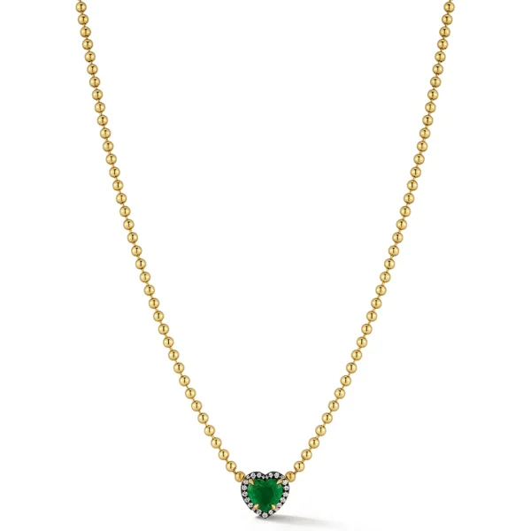 Connexion Emerald Heart Necklace