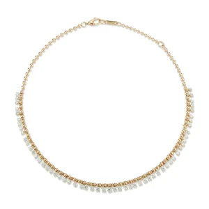 Connexion Graduating Diamond Fringe Necklace