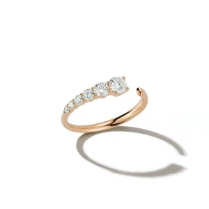 Connexion Medium Diamond Open Ring