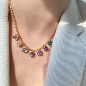 Connexion Multi Color Spinel Necklace