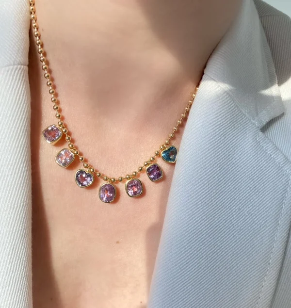 Connexion Multi Color Spinel Necklace