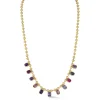 Connexion Multicolor Spinel Fringe Necklace