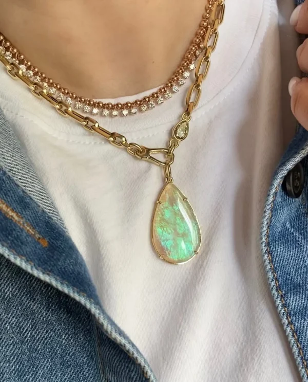 Connexion Opal Pear Pendant