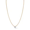 Connexion Round Diamond Solitaire Necklace