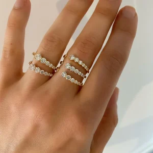 Connexion Small Diamond Open Ring