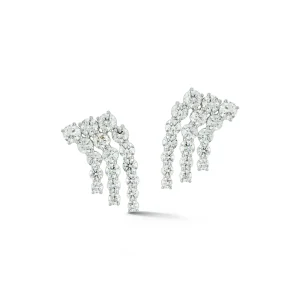 Connexion Triple Row Diamond Studs