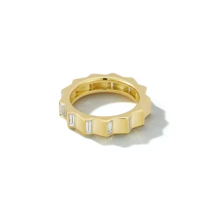 Escalator Diamond Baguette Ring