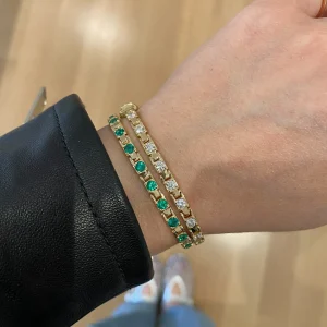 Escalator Diamond Dot Bracelet