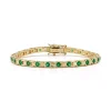 Escalator Emerald Dot Bracelet