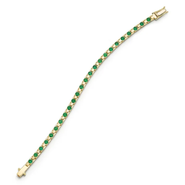 Escalator Emerald Dot Bracelet