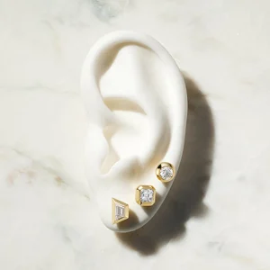 Escalator Round Diamond Studs