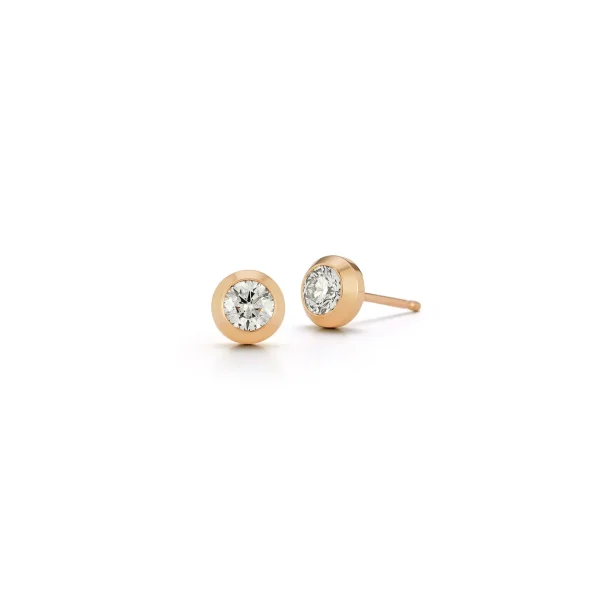 Escalator Round Diamond Studs