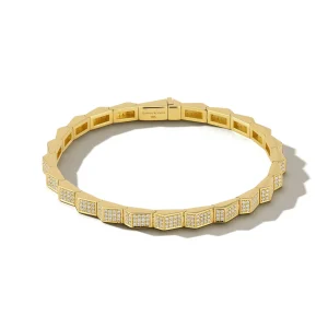 Escalator Small Pave Diamond Link Bracelet