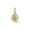 Forget Me Not Champagne Diamond Pear Pendant