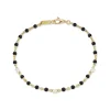 Love Notes Black Onyx and Diamond Sentiment Bracelet